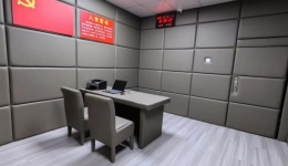 我院高標準談話室建成    全力確保辦案安全